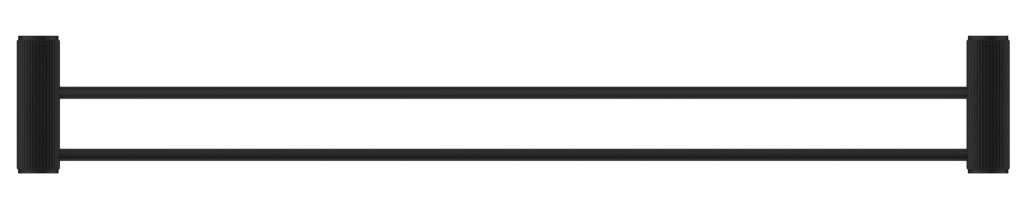 Mica Fluted Double Towel Rail - Neche Interiors