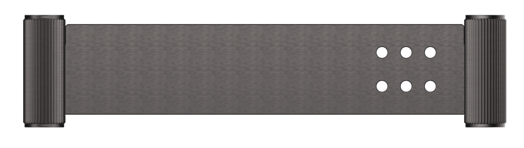 Mica Fluted Stainless Shelf - 400mm - Neche Interiors