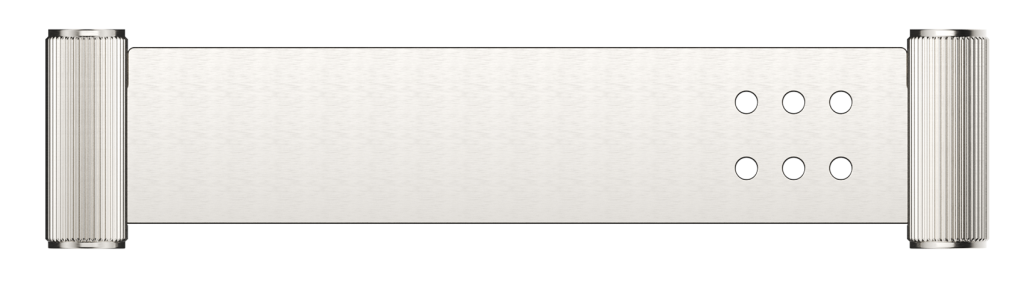 Mica Fluted Stainless Shelf - 400mm - Neche Interiors