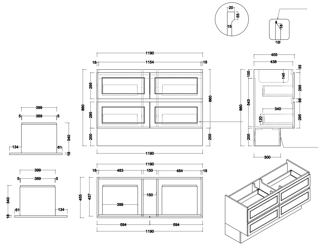 Marland Hampton Vanity Collection