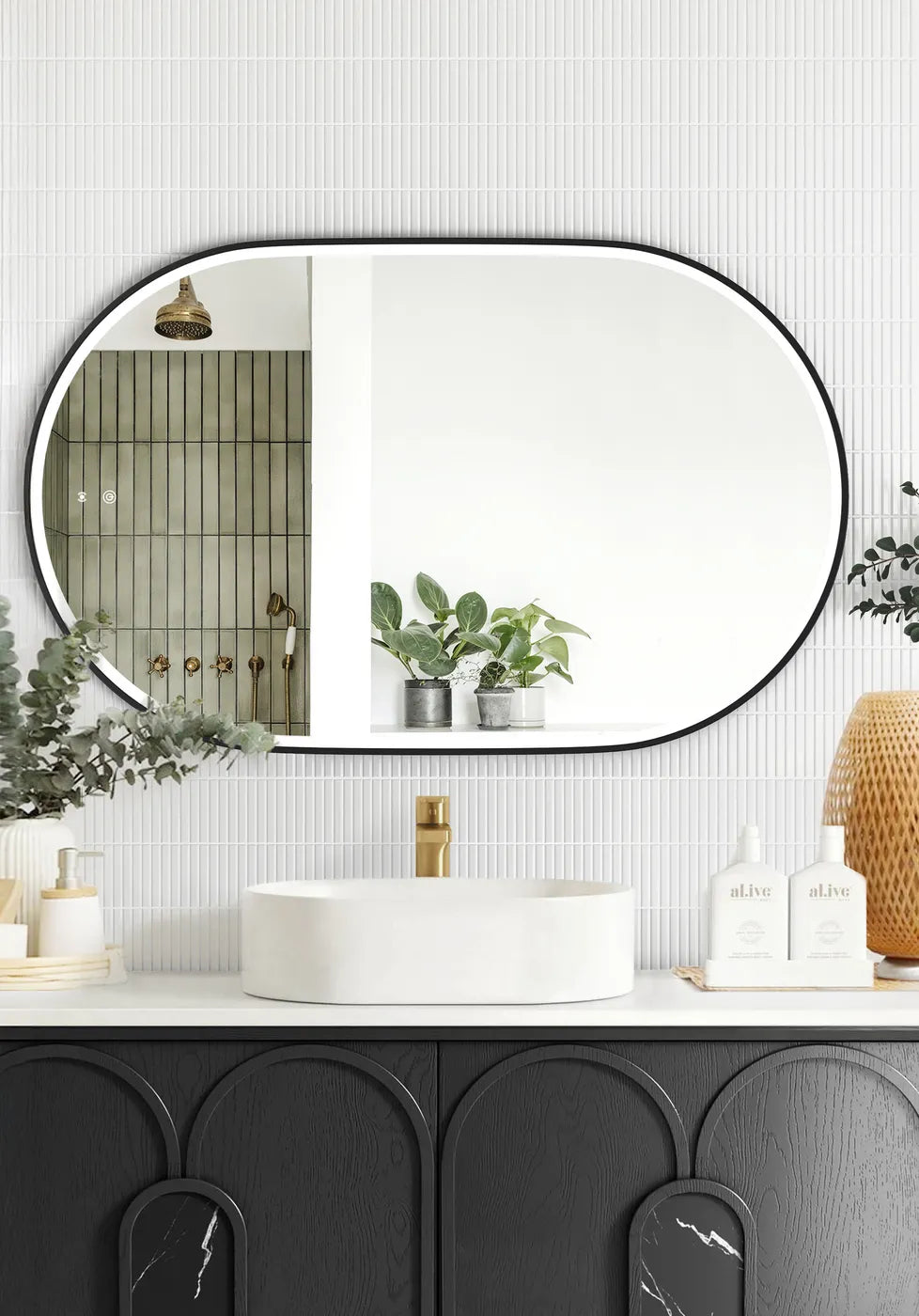 Noosa LED Mirror With Metal Frame
