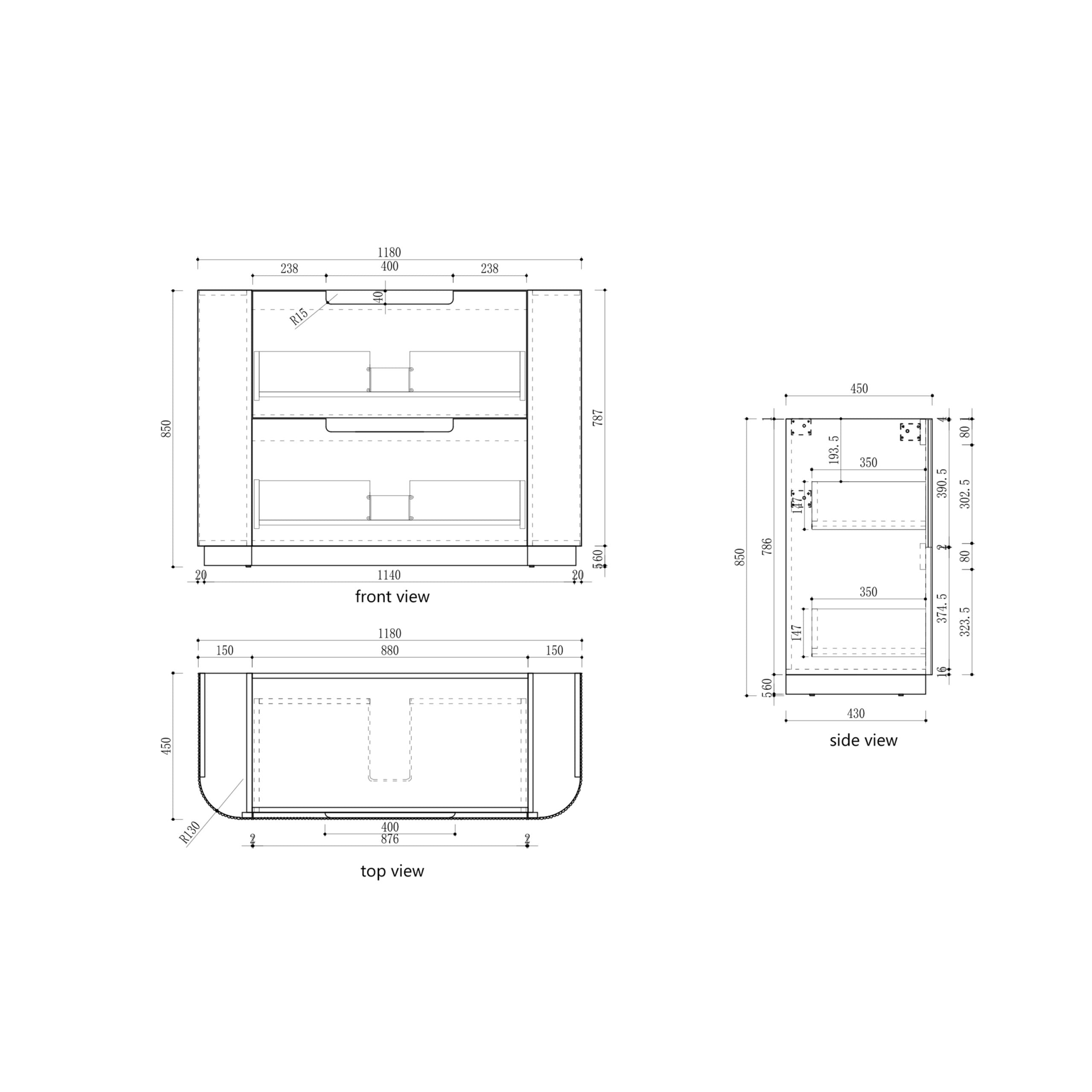 Varcelli Freestanding Vanity Collection