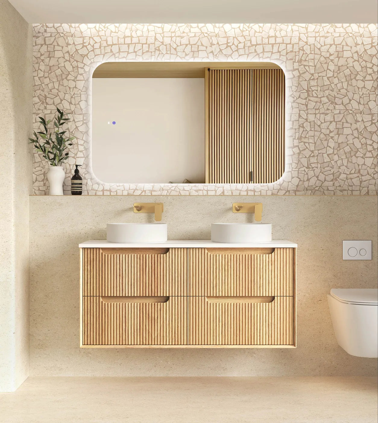 The Byron Collection - Fluted Woodland Oak