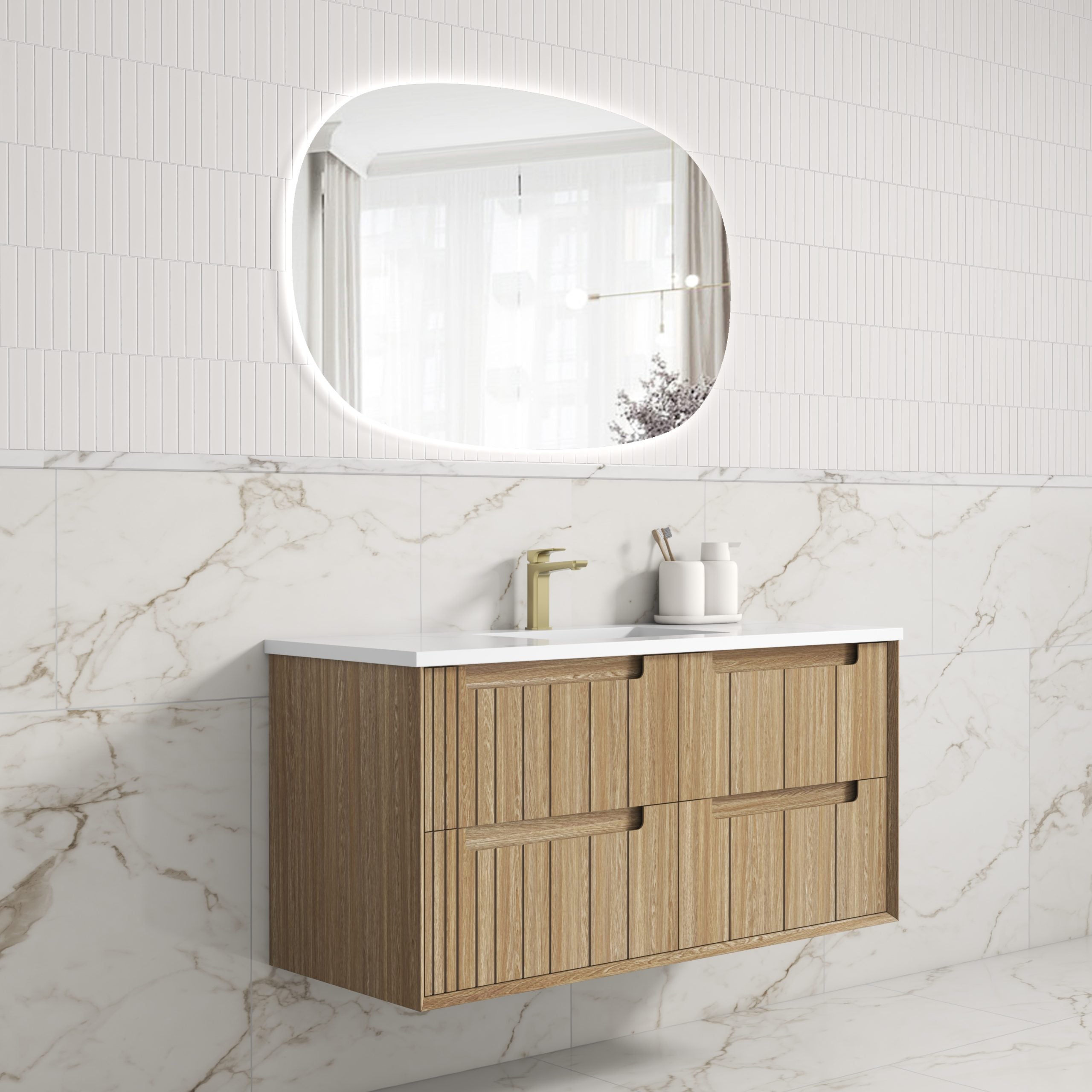 Voulari Framed Wall Hung Vanity