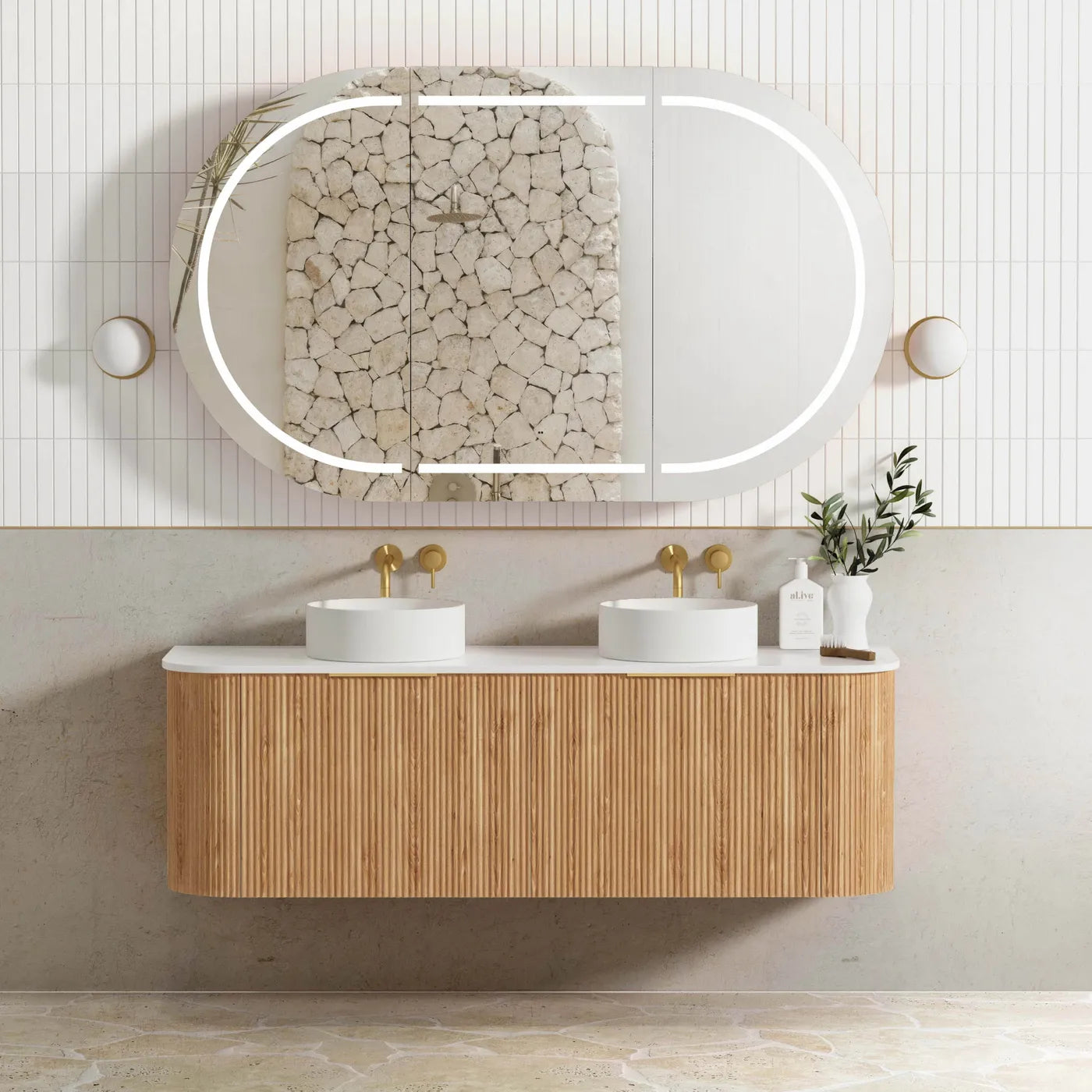 The Bondi Collection - Fluted Woodland Oak