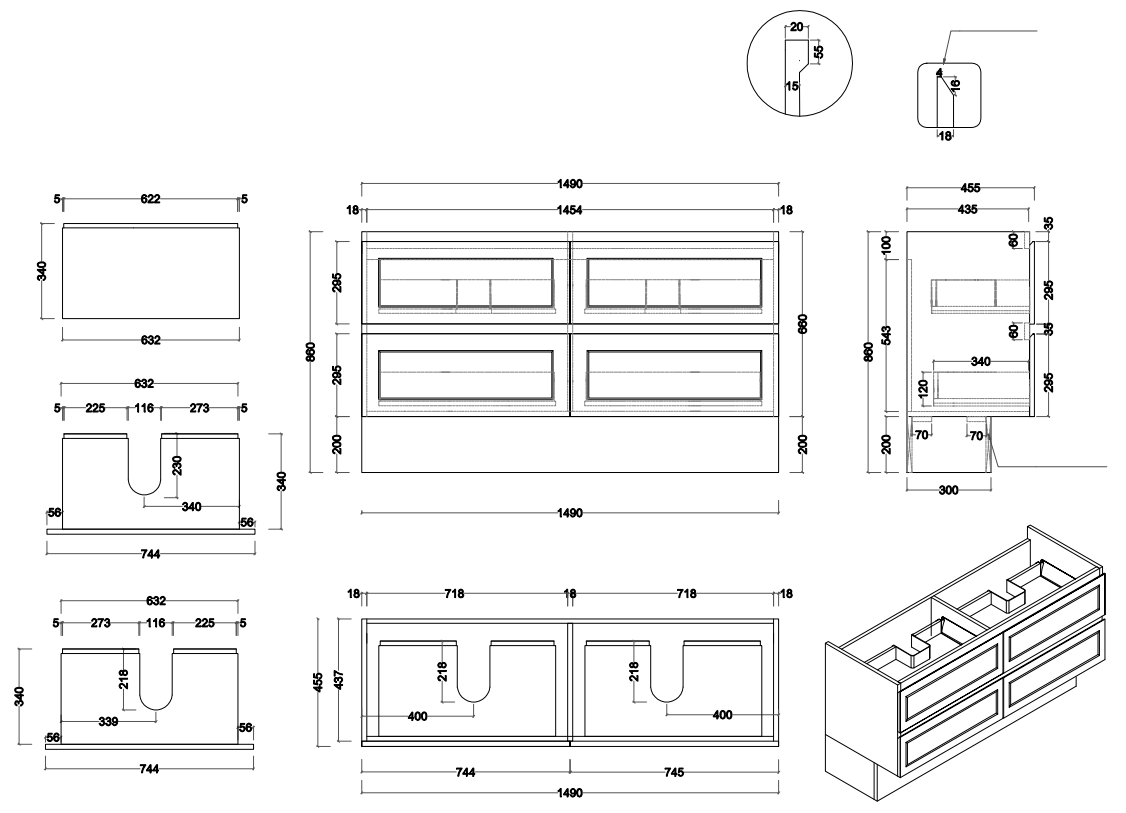 Marland Hampton Vanity Collection