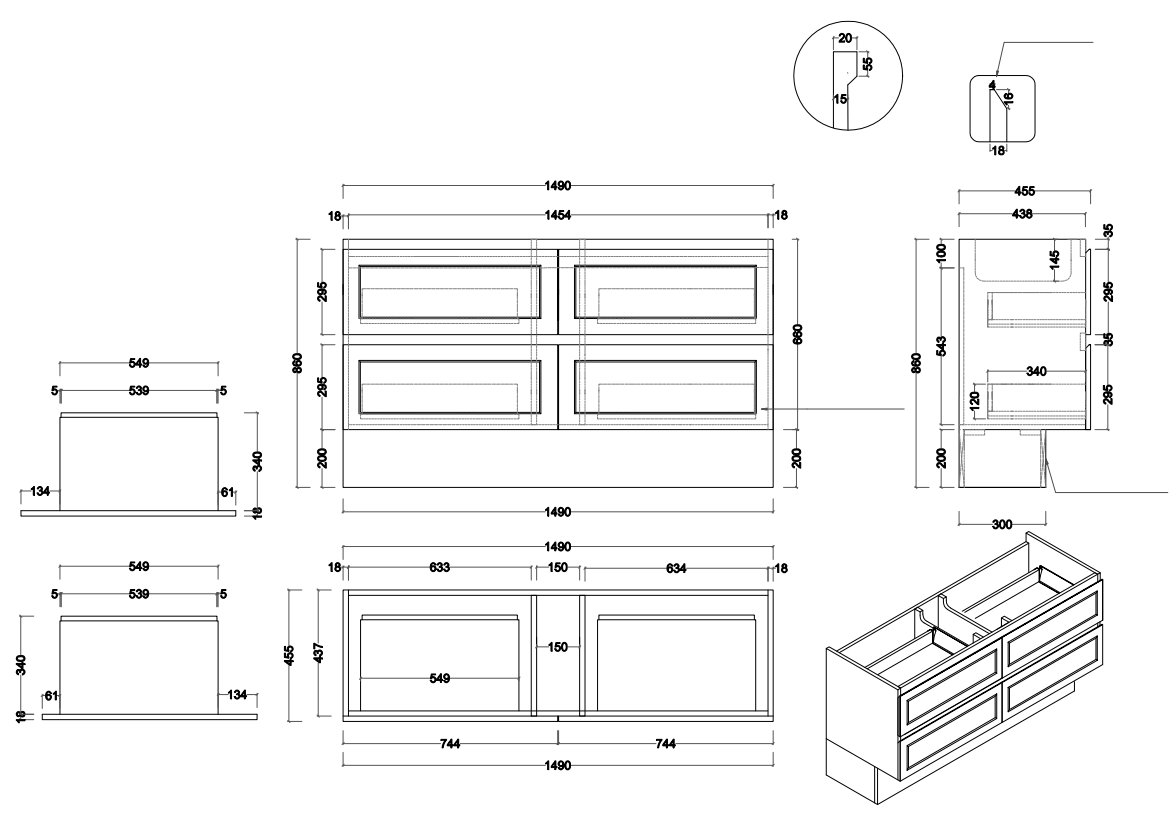Marland Hampton Vanity Collection