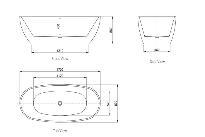 Venus Freestanding Bath