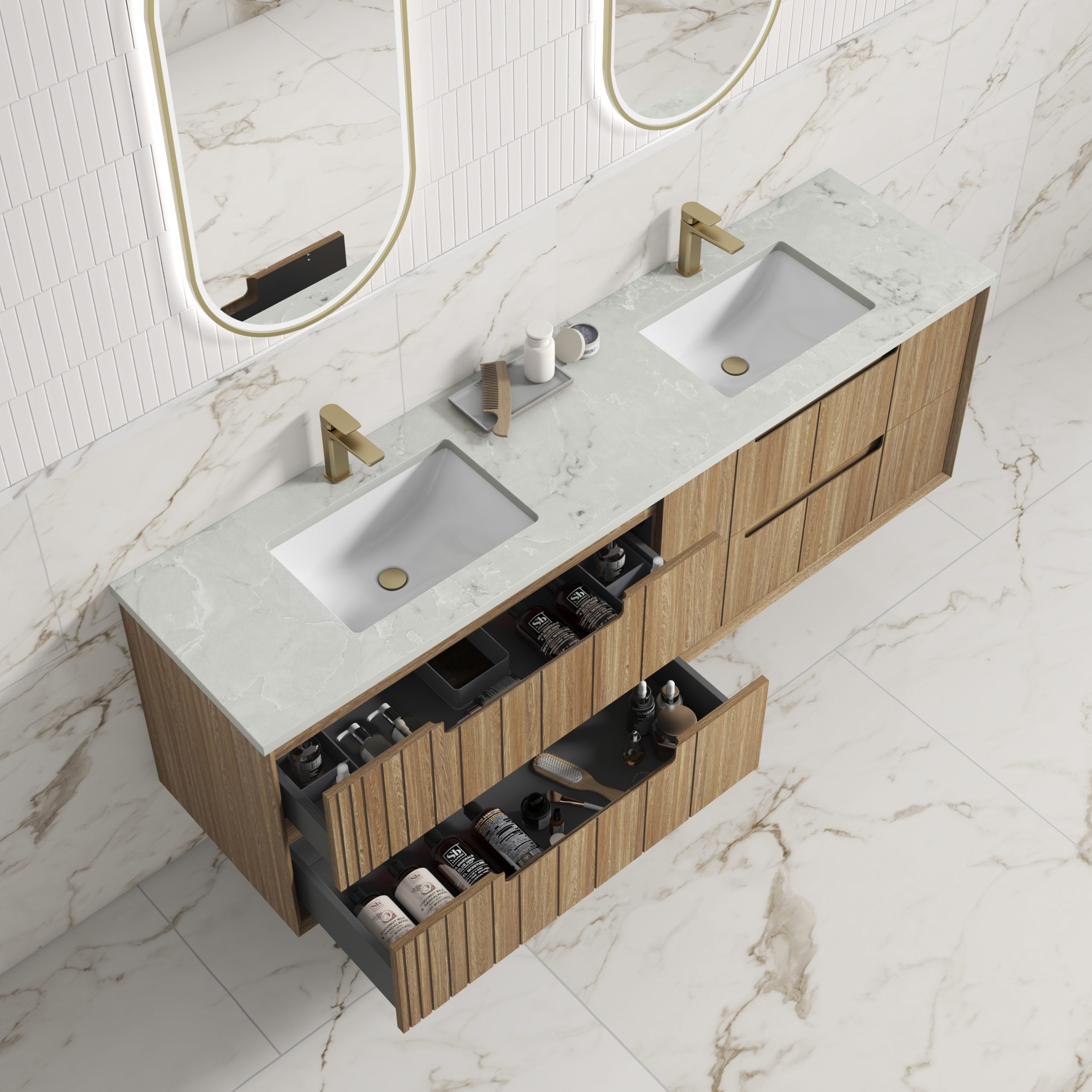 Voulari Framed Wall Hung Vanity