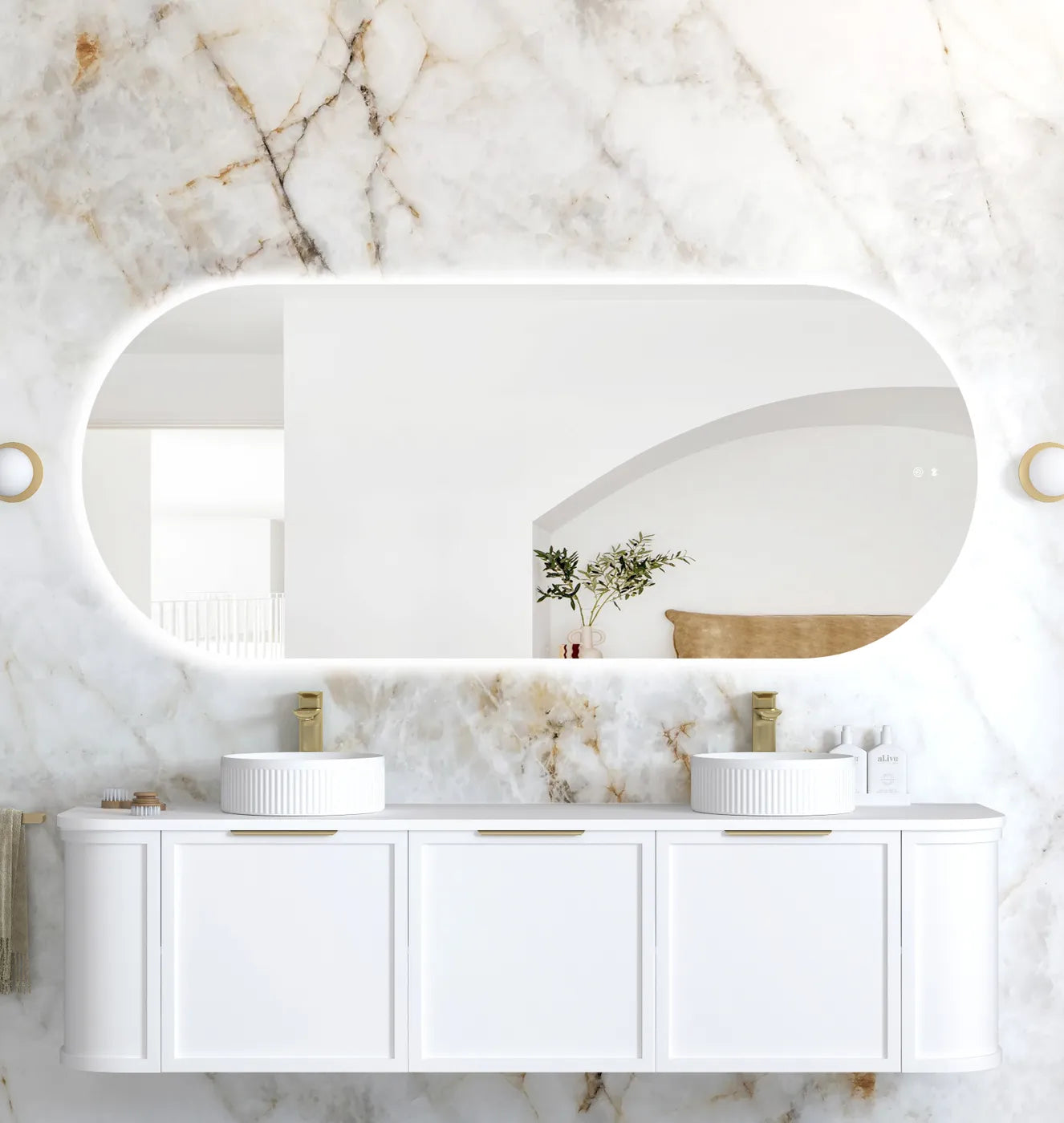 Noosa LED Frameless Mirror - Neche Interiors