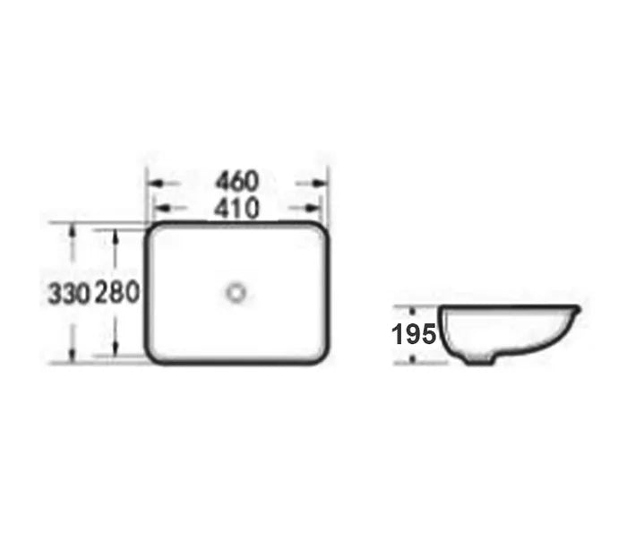 Ceramic Undermount Basin