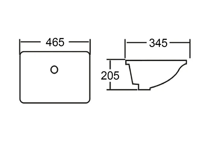 Ceramic Undermount Basin