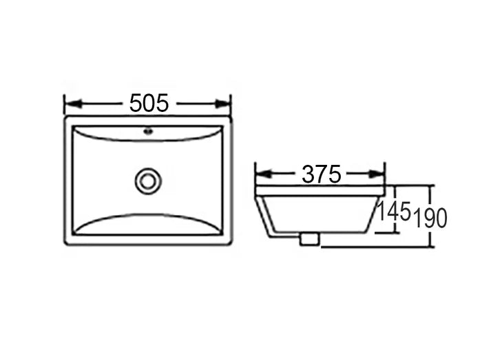 Ceramic Undermount Basin