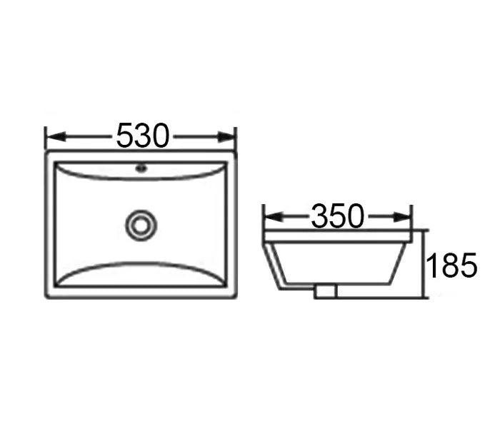 Ceramic Undermount Basin