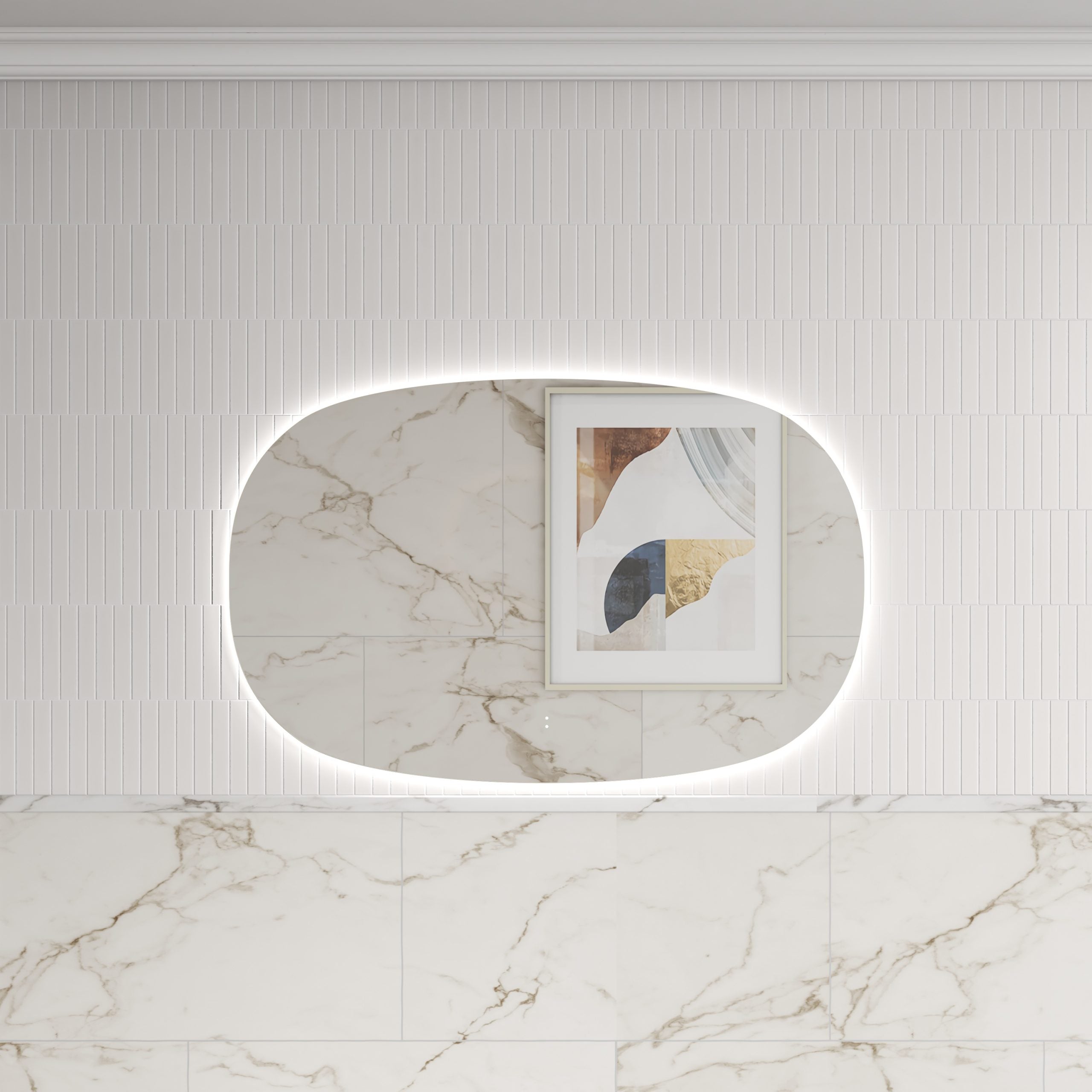 Valmont Horizontal 1100mm/1400mm LED Mirror - Neche Interiors