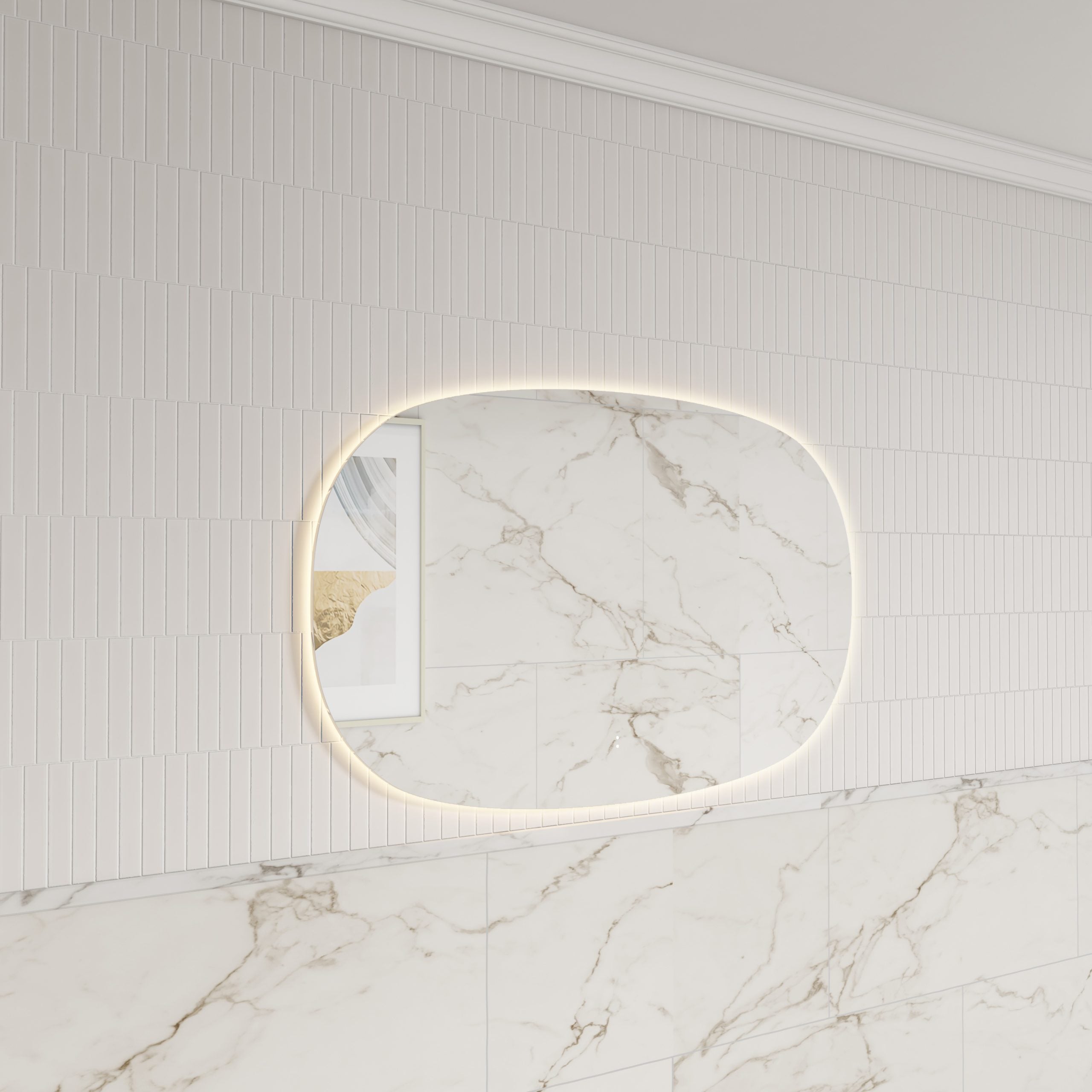 Valmont Horizontal 1100mm/1400mm LED Mirror - Neche Interiors