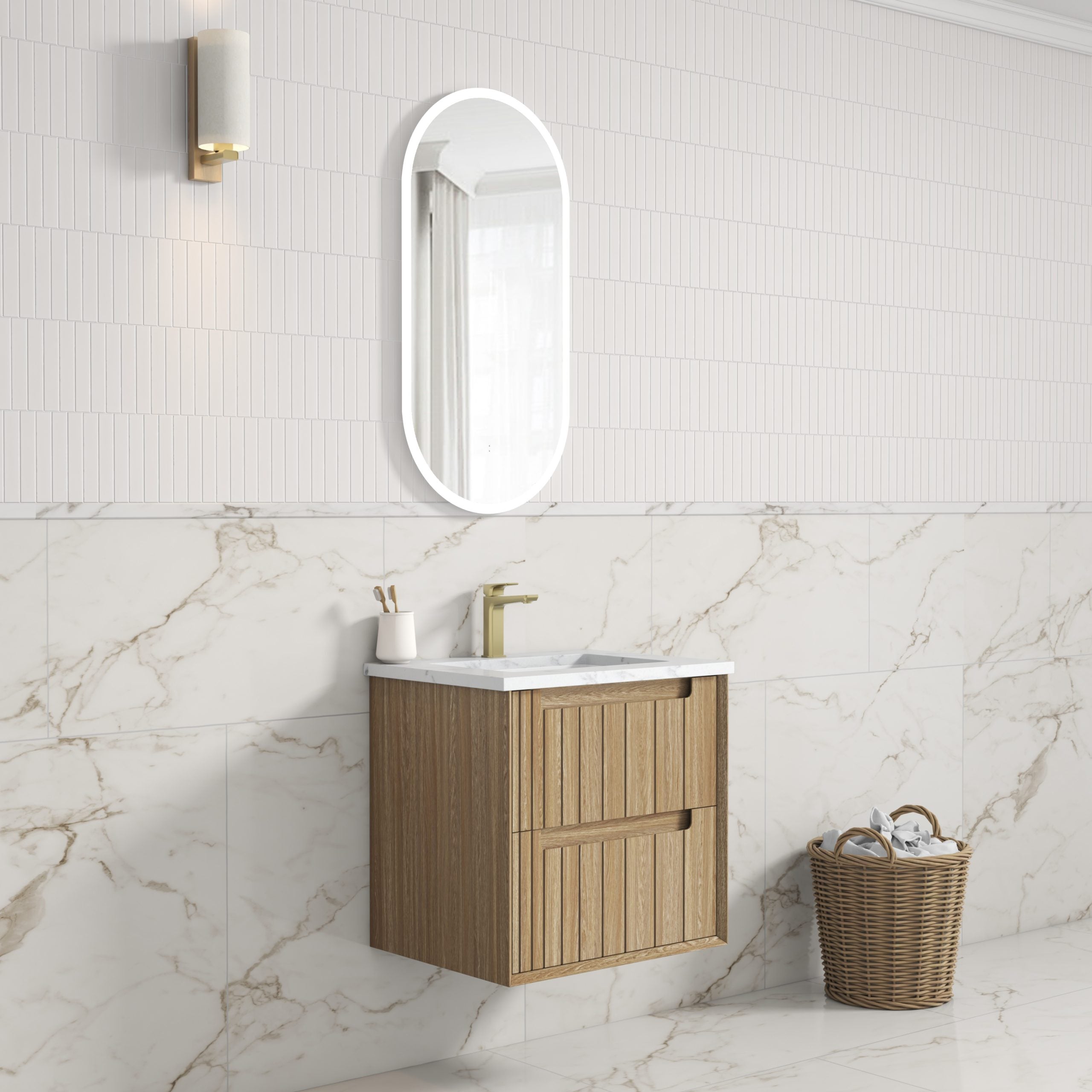 Voulari Framed Wall Hung Vanity