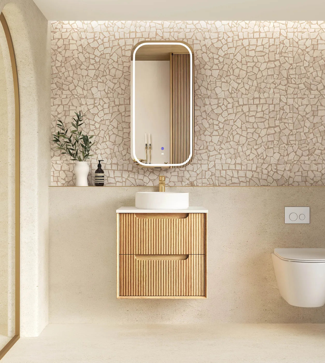 The Byron Collection - Fluted Woodland Oak