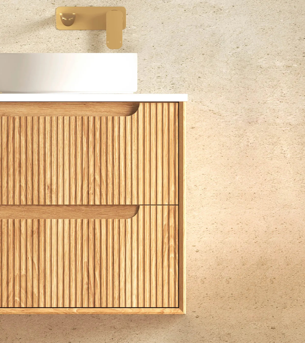 The Byron Collection - Fluted Woodland Oak