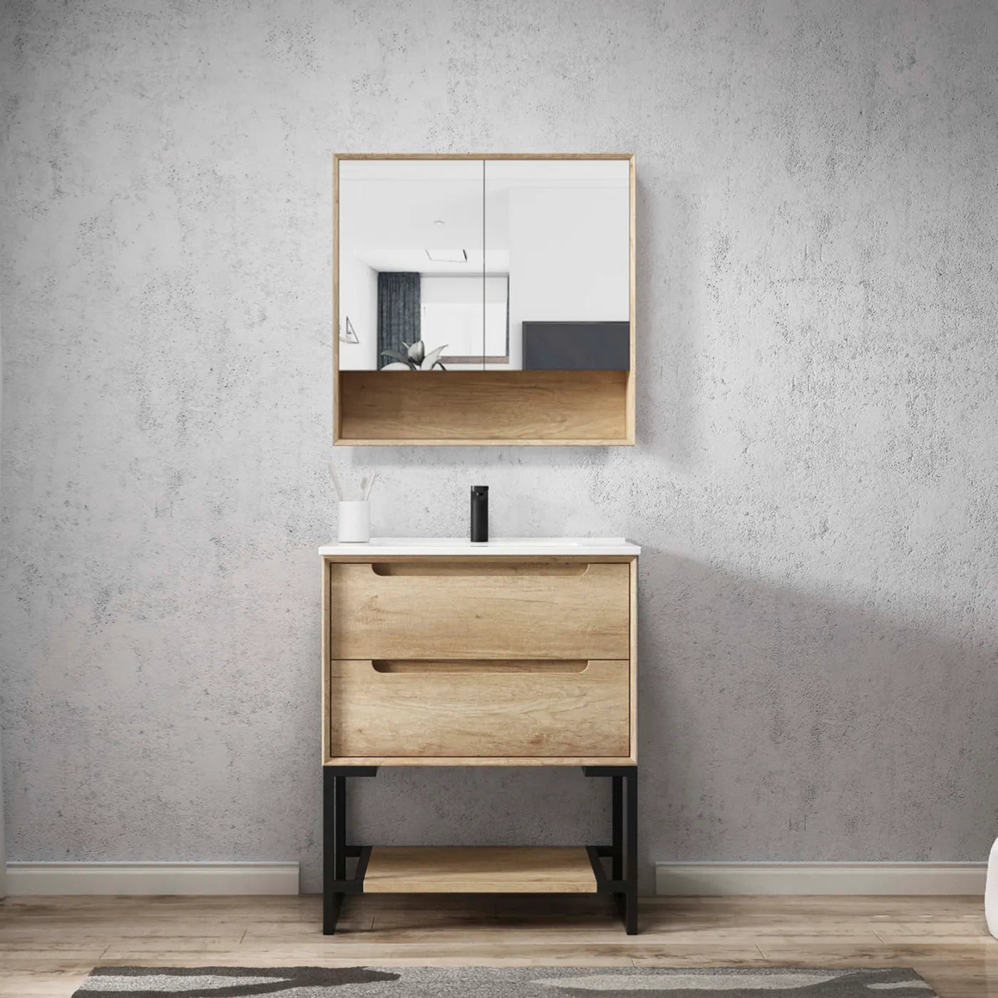 Byron Shaving Cabinet With Shelf