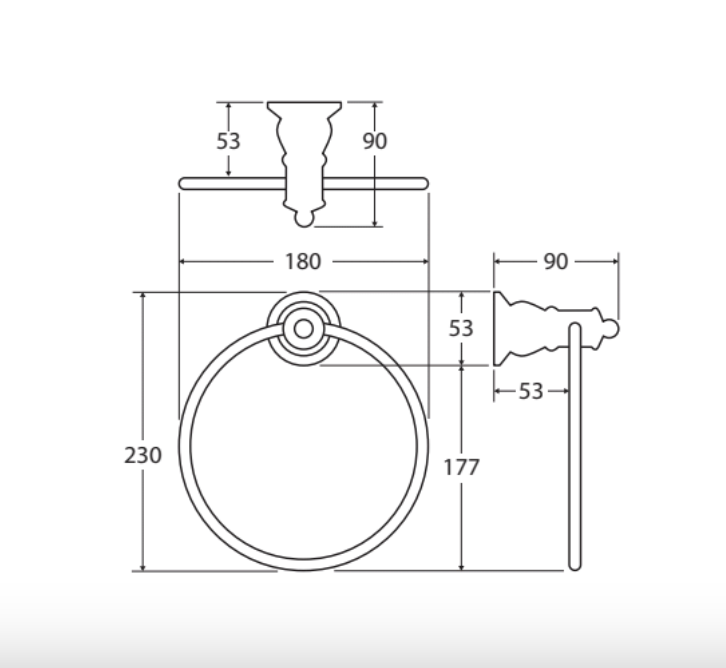 Lillian Towel Ring