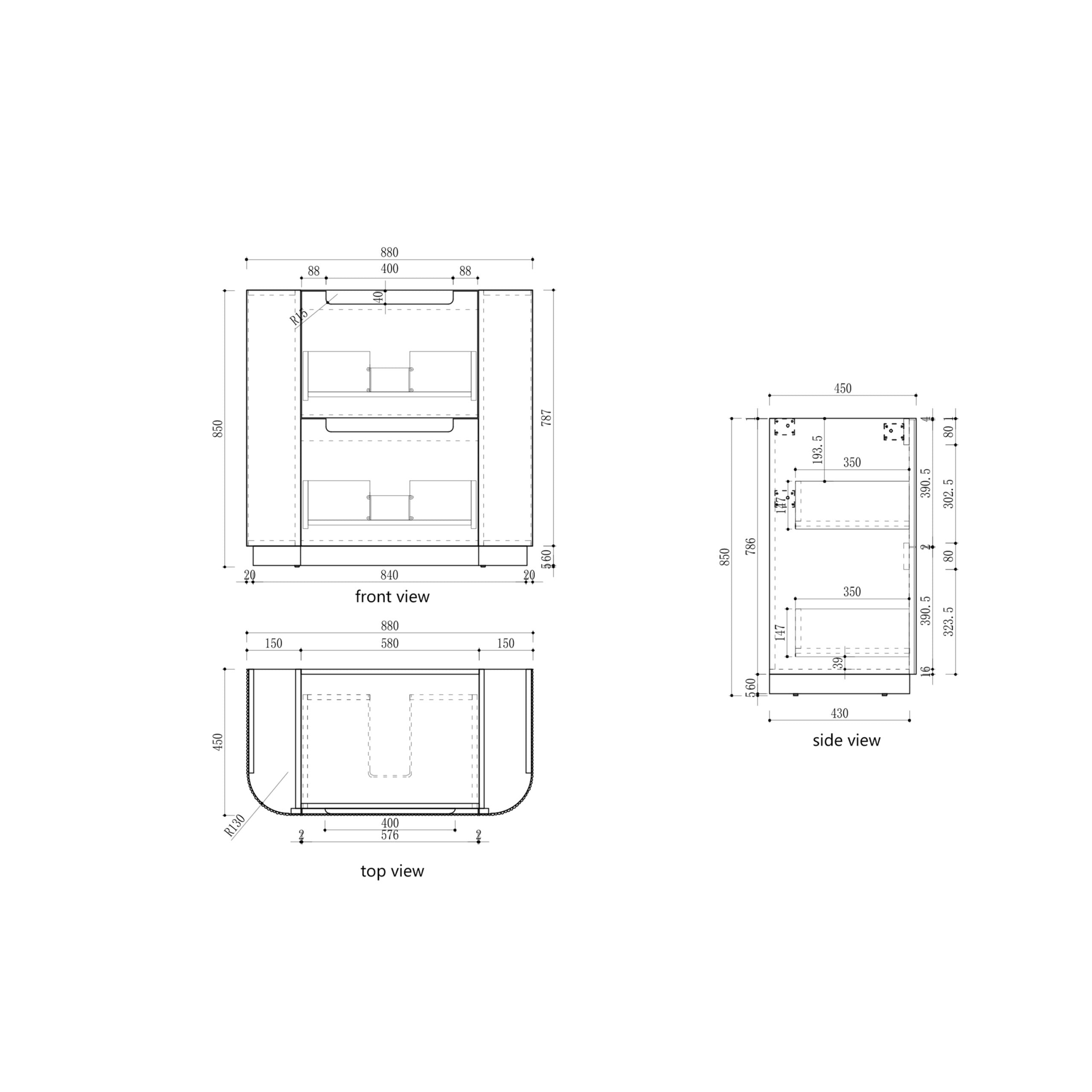 Varcelli Freestanding Vanity Collection