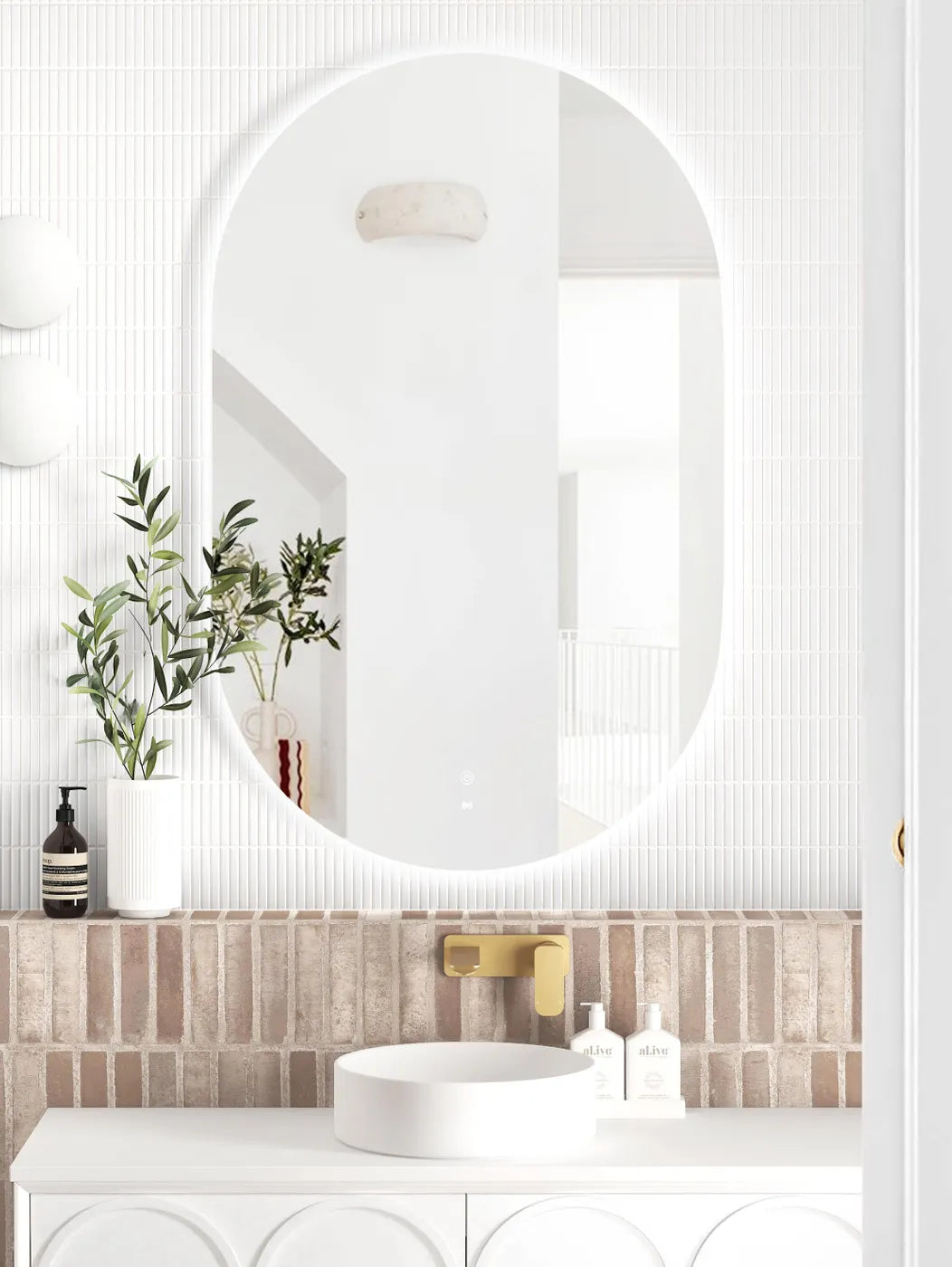 Noosa LED Frameless Mirror - Neche Interiors