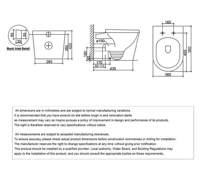 Alzano In Wall Tornado Flush Toilet System