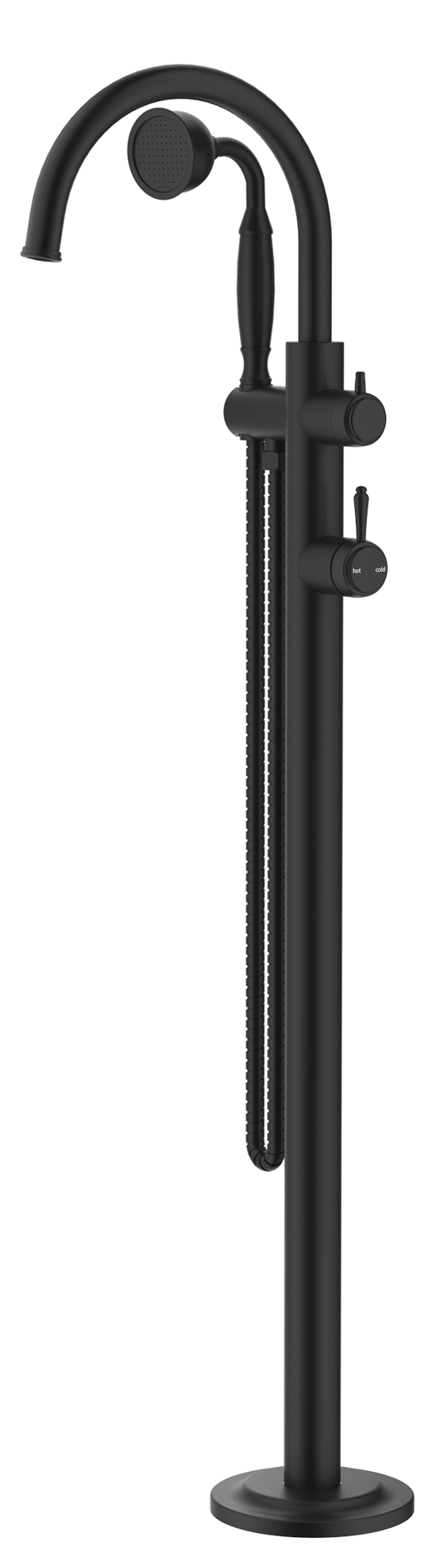 Mica Heritage Freestanding Bath Mixer with Hand Shower - Neche Interiors