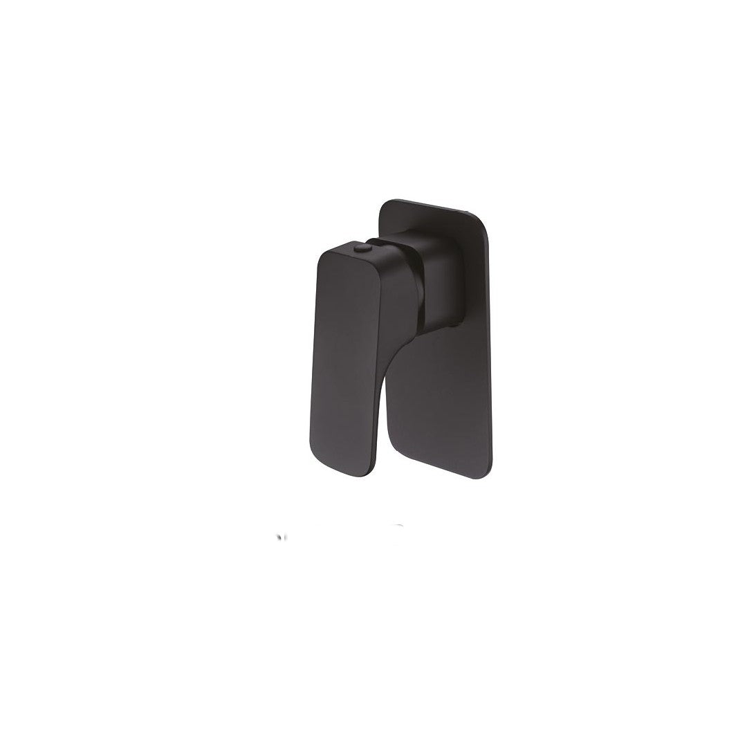Cubed Matte Black Wall Mixer
