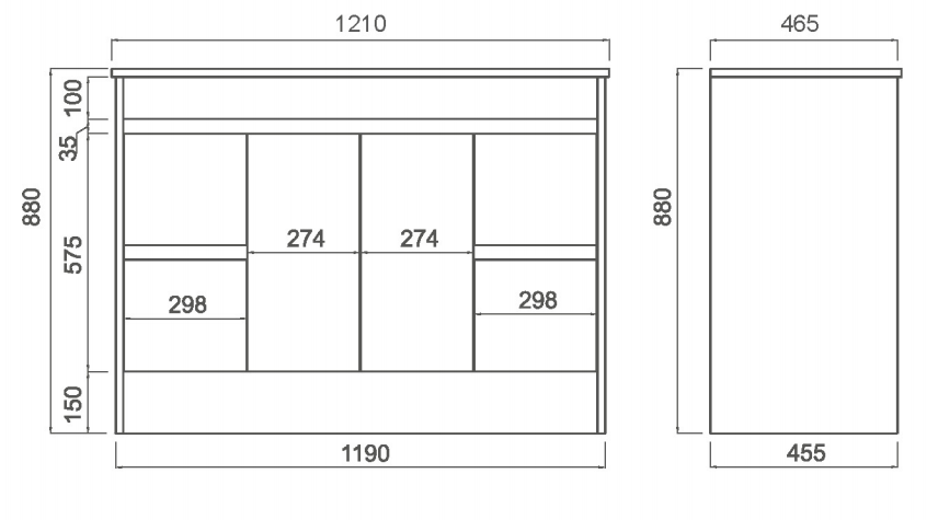 Legna Natural Oak Freestanding Vanity