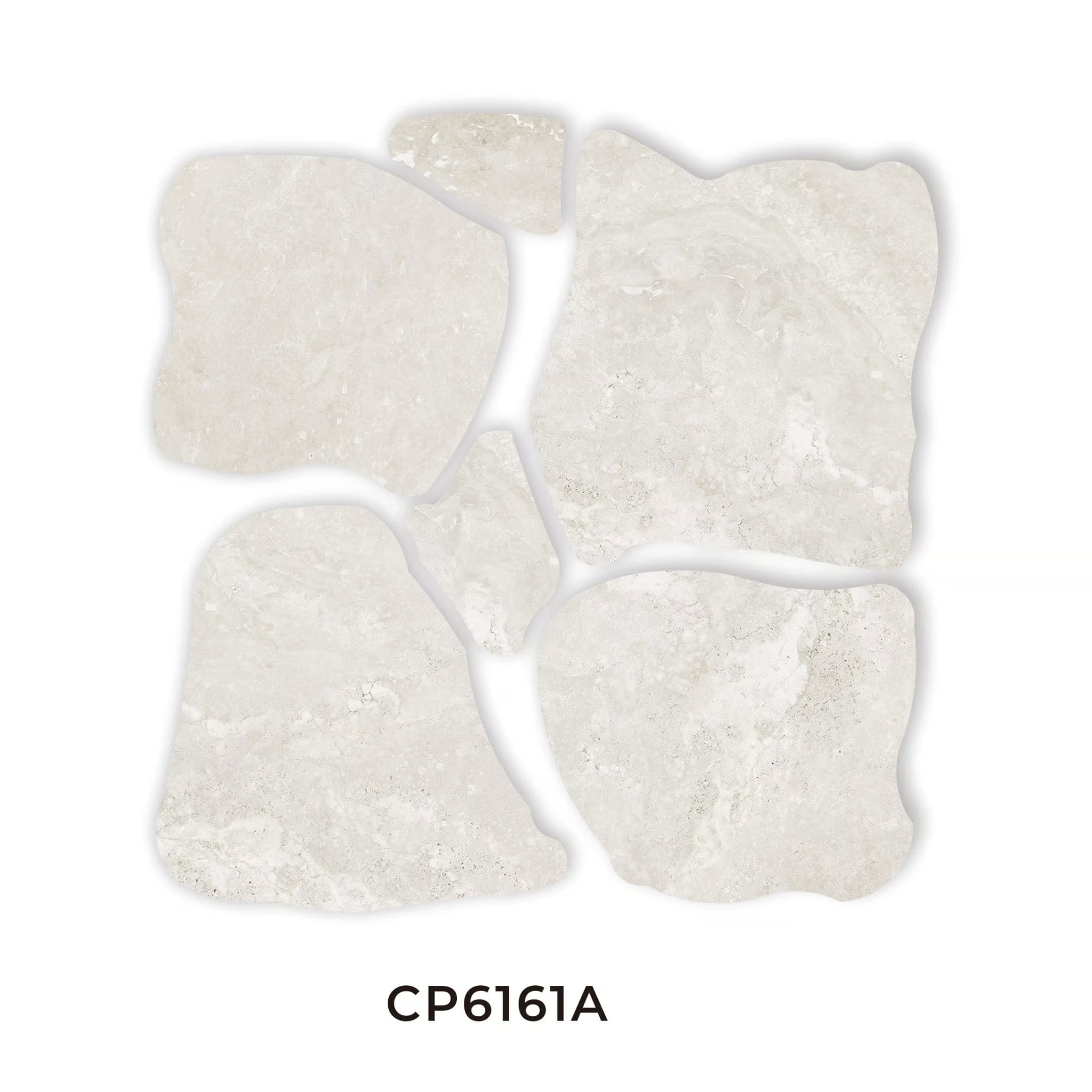 Norcia Travertine Porcelain Crazy Pave