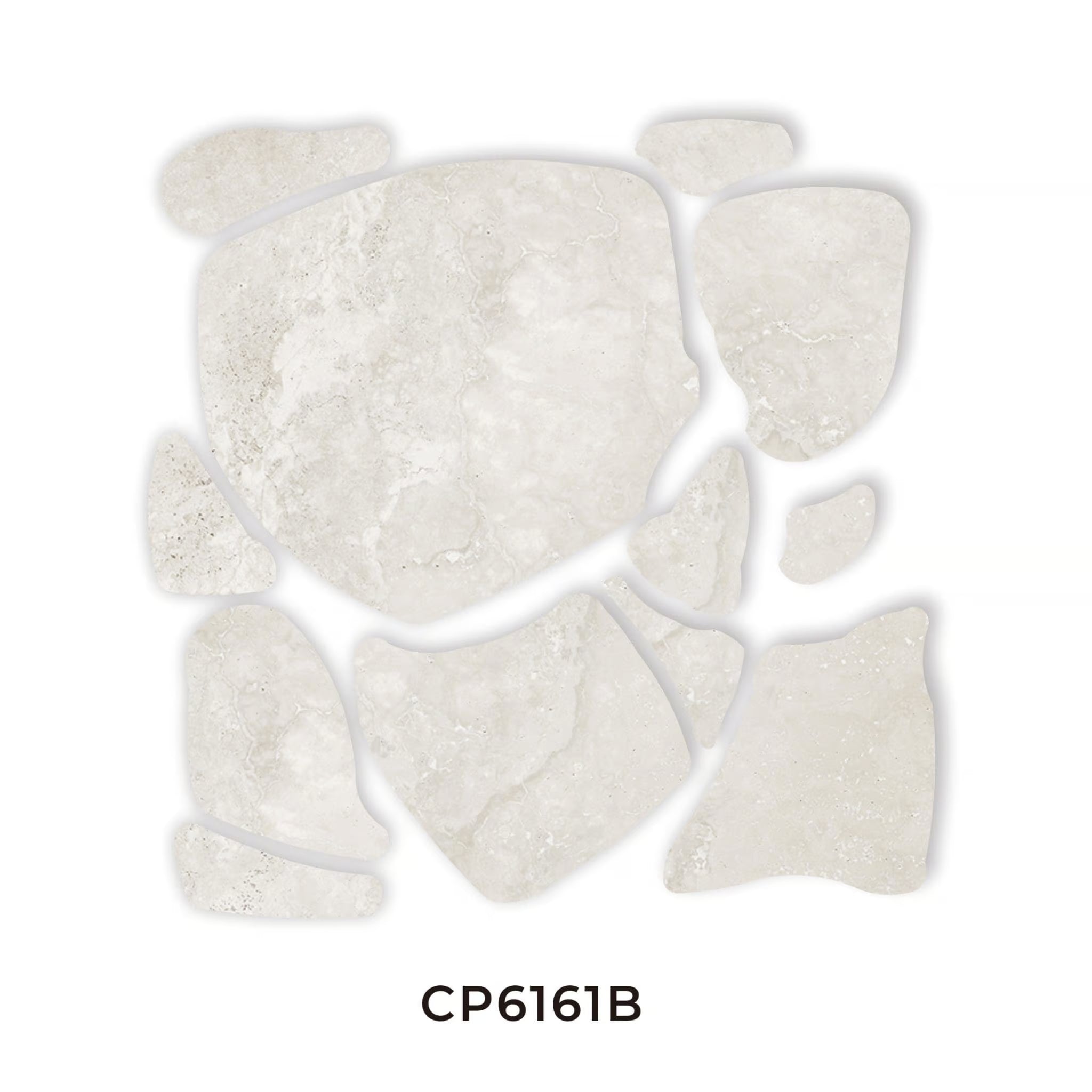 Norcia Travertine Porcelain Crazy Pave