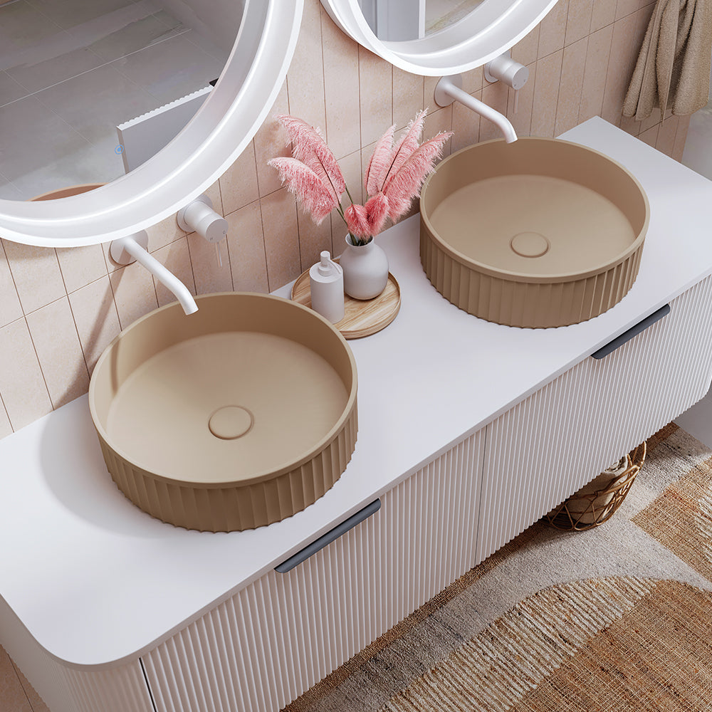 Minka Round Solid Surface Above Counter Basin