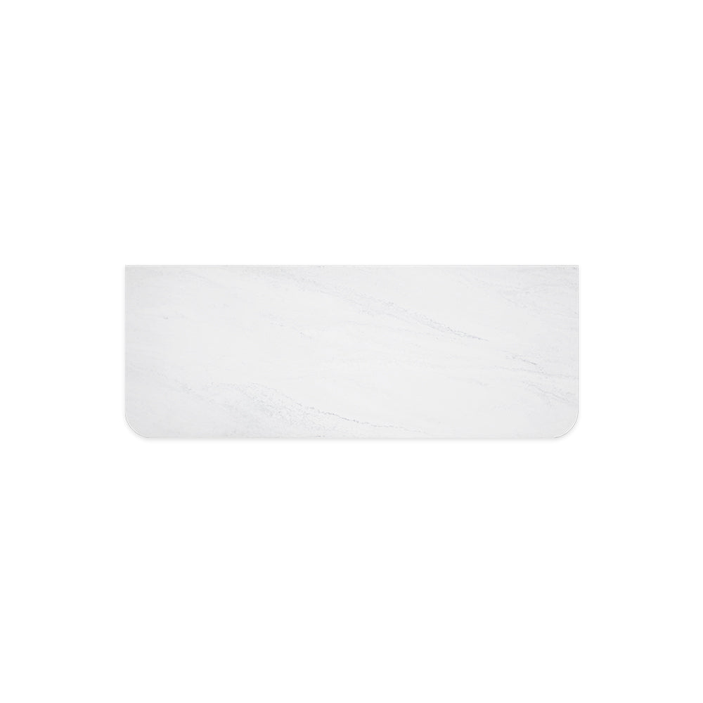 Cloudburst Solid Surface Top Curved Full Depth - Neche Interiors