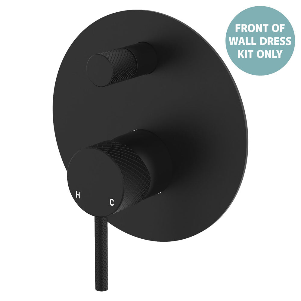 Axle Wall Diverter Mixer Dress Kit, Large Round Plate