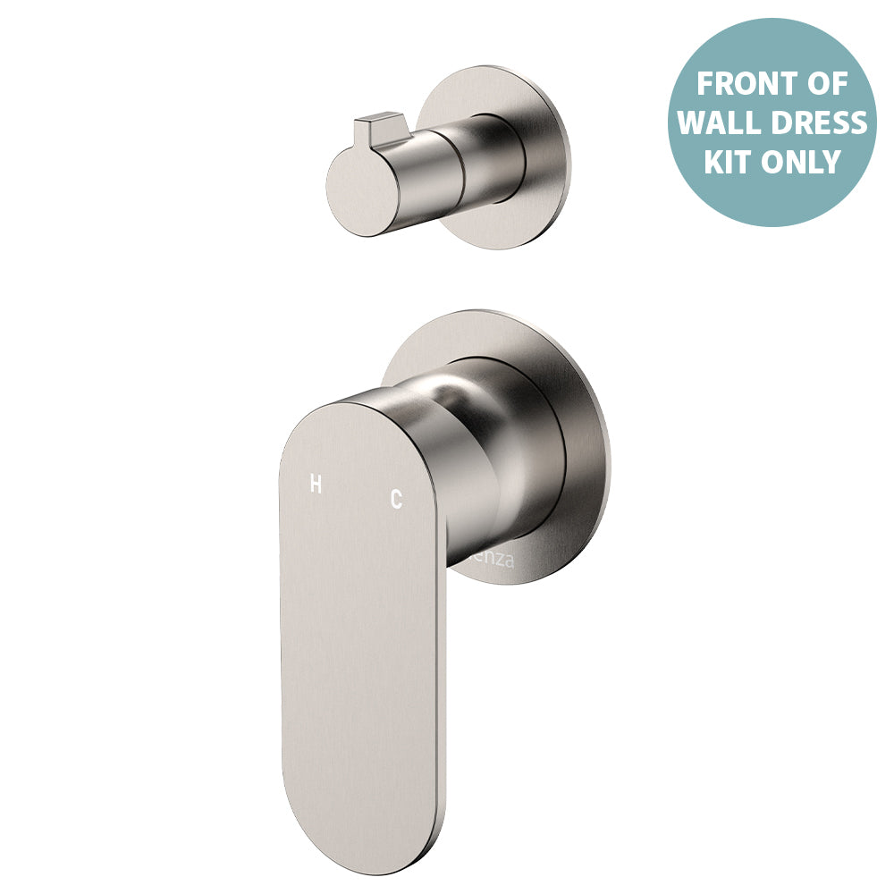 Empire Slim Wall Diverter Mixer Dress Kit, Small Round Plates, Vertical - Neche Interiors