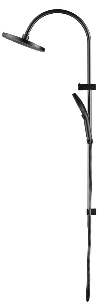 Mica Fluted Gooseneck Dual Shower Rail - Neche Interiors