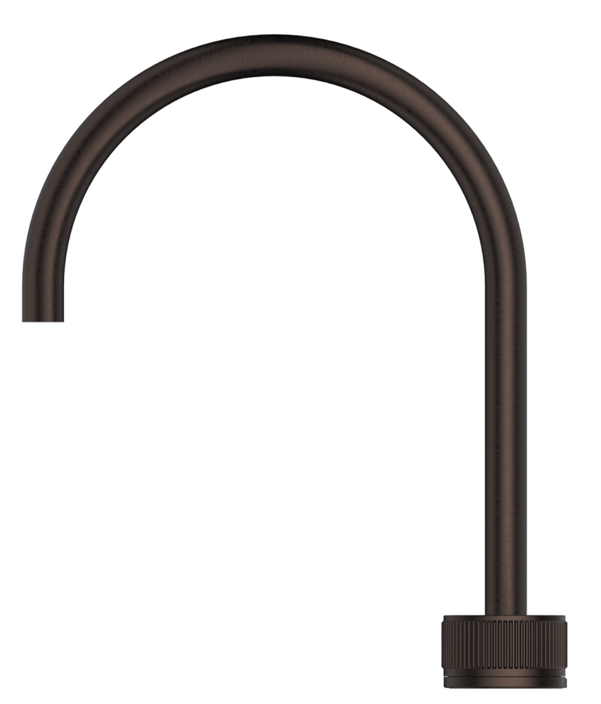 Mica Fluted Gooseneck Hob Sink/Basin Mixer Set - Neche Interiors