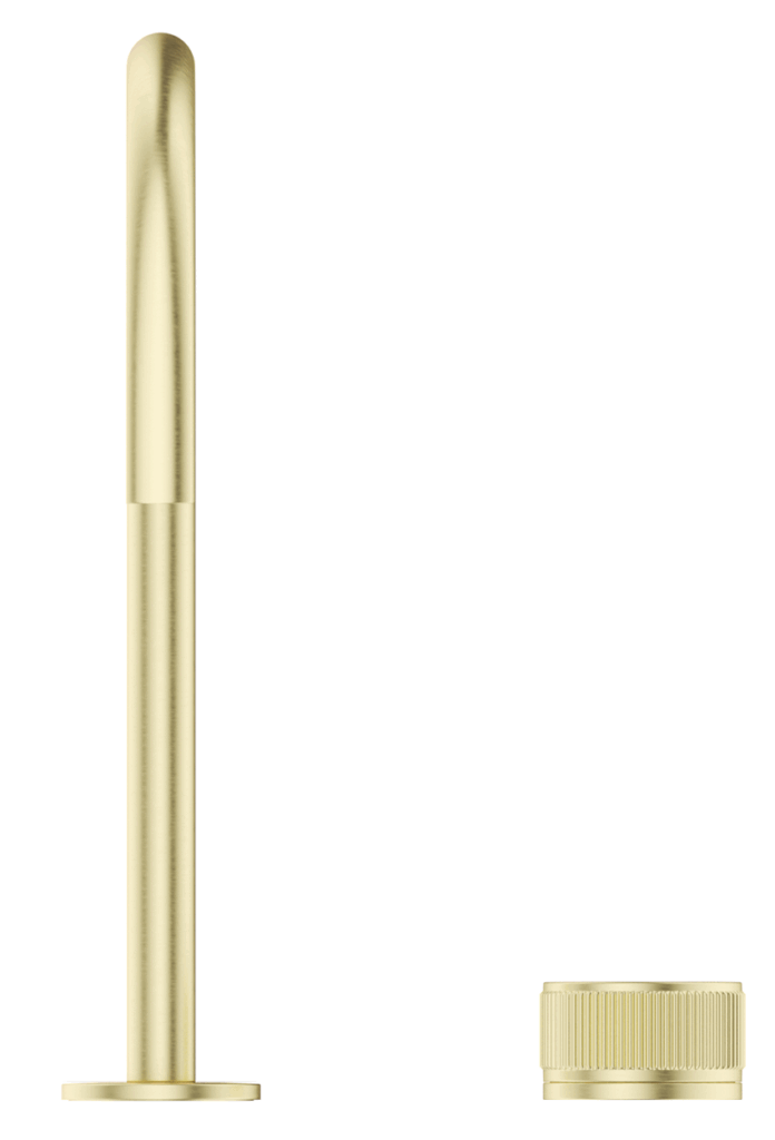 Mica Fluted Gooseneck Hob Sink/Basin Mixer Set - Neche Interiors