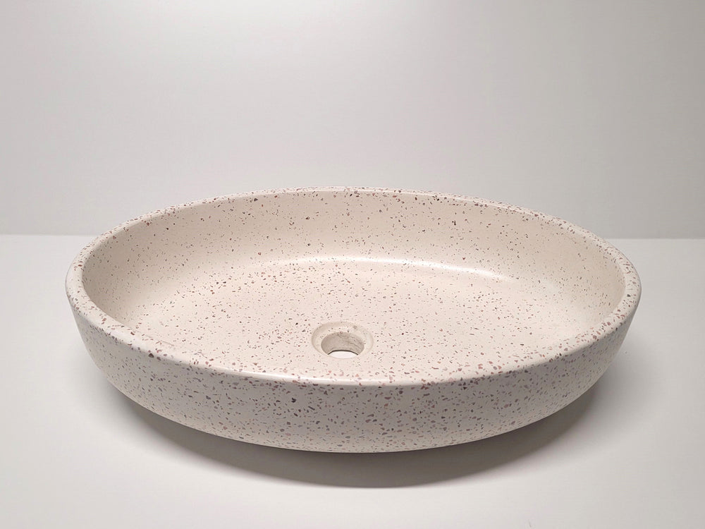 Helia Hand Made Concrete Counter Top Basin