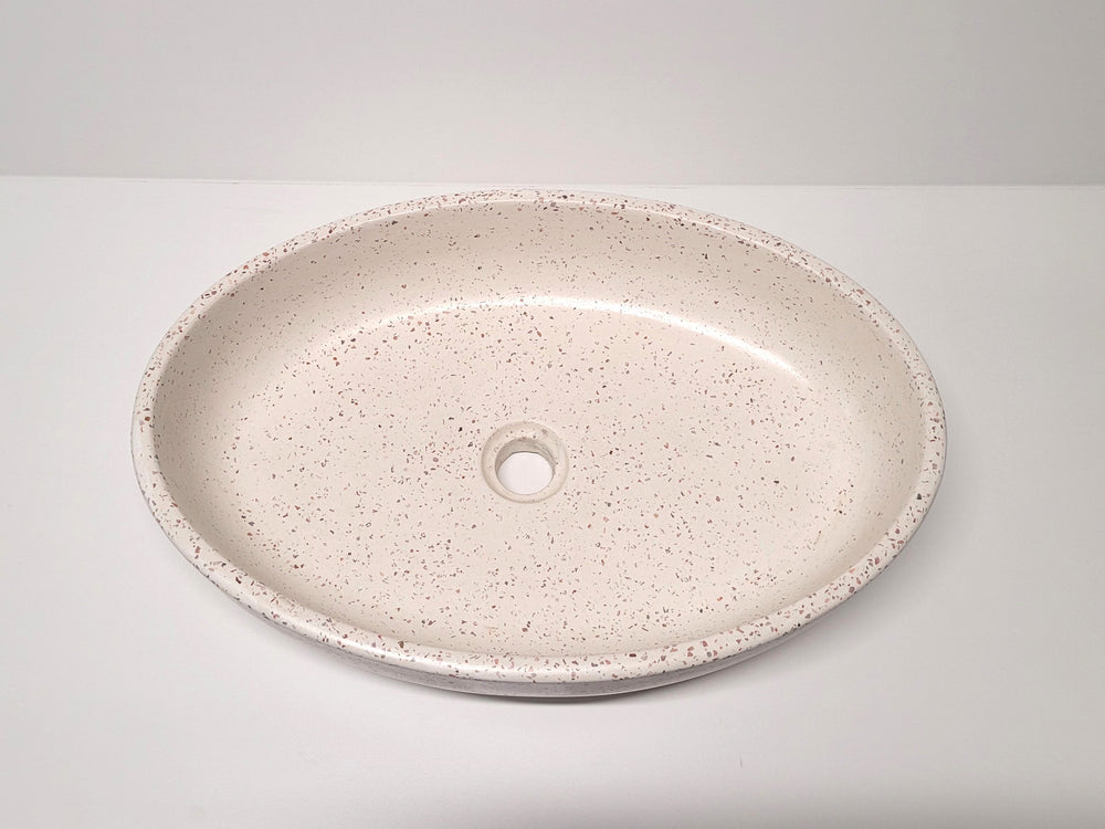 Helia Hand Made Concrete Counter Top Basin