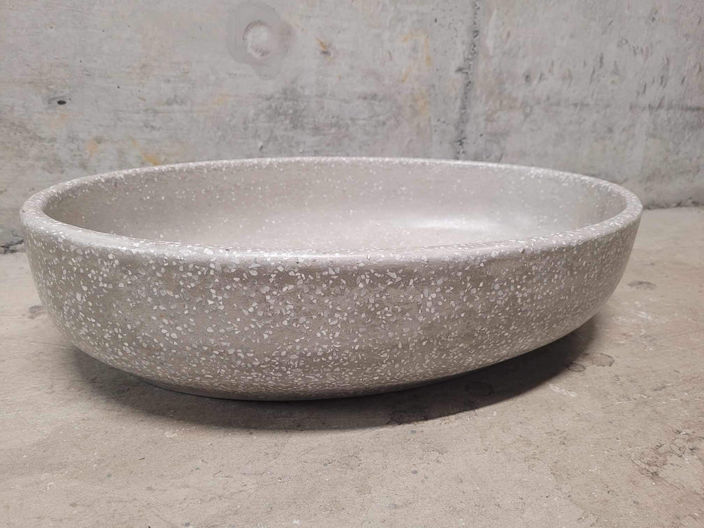 Helia Hand Made Concrete Counter Top Basin