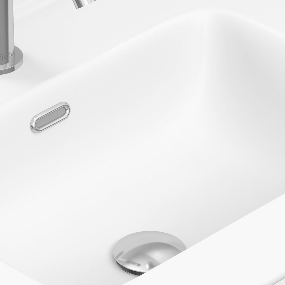 Joli Matte White Ceramic Vanity Top