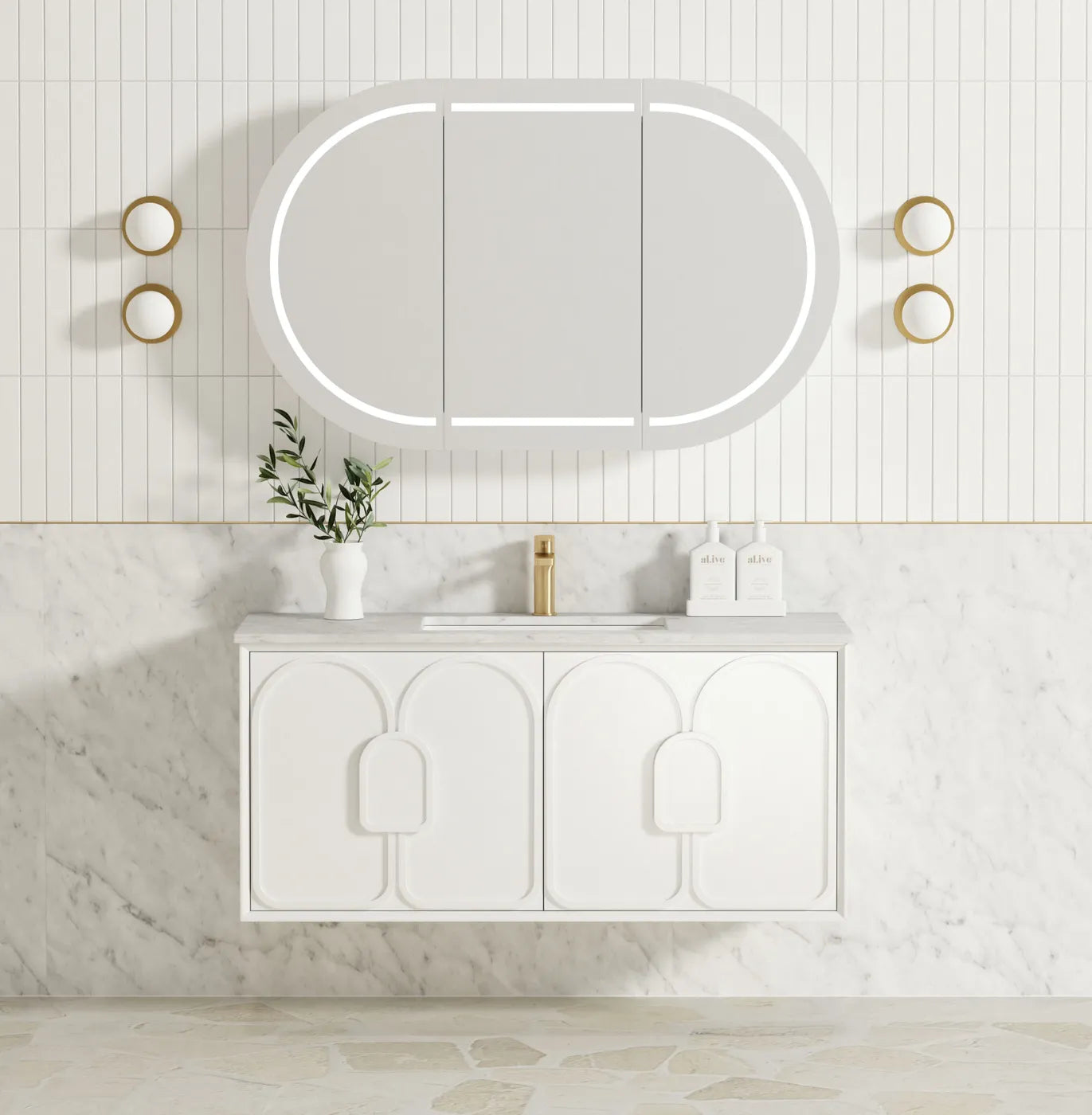 The Laguna Collection - Satin White