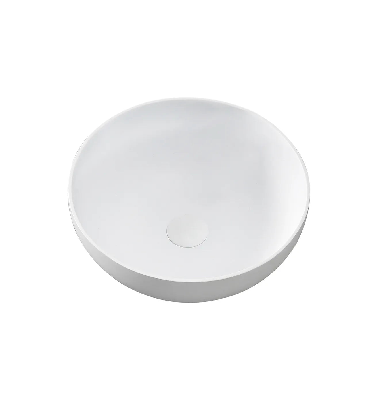 London Solid Surface Matte White Basin