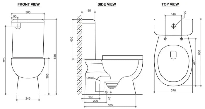 Massa S-Trap Toilet Suite