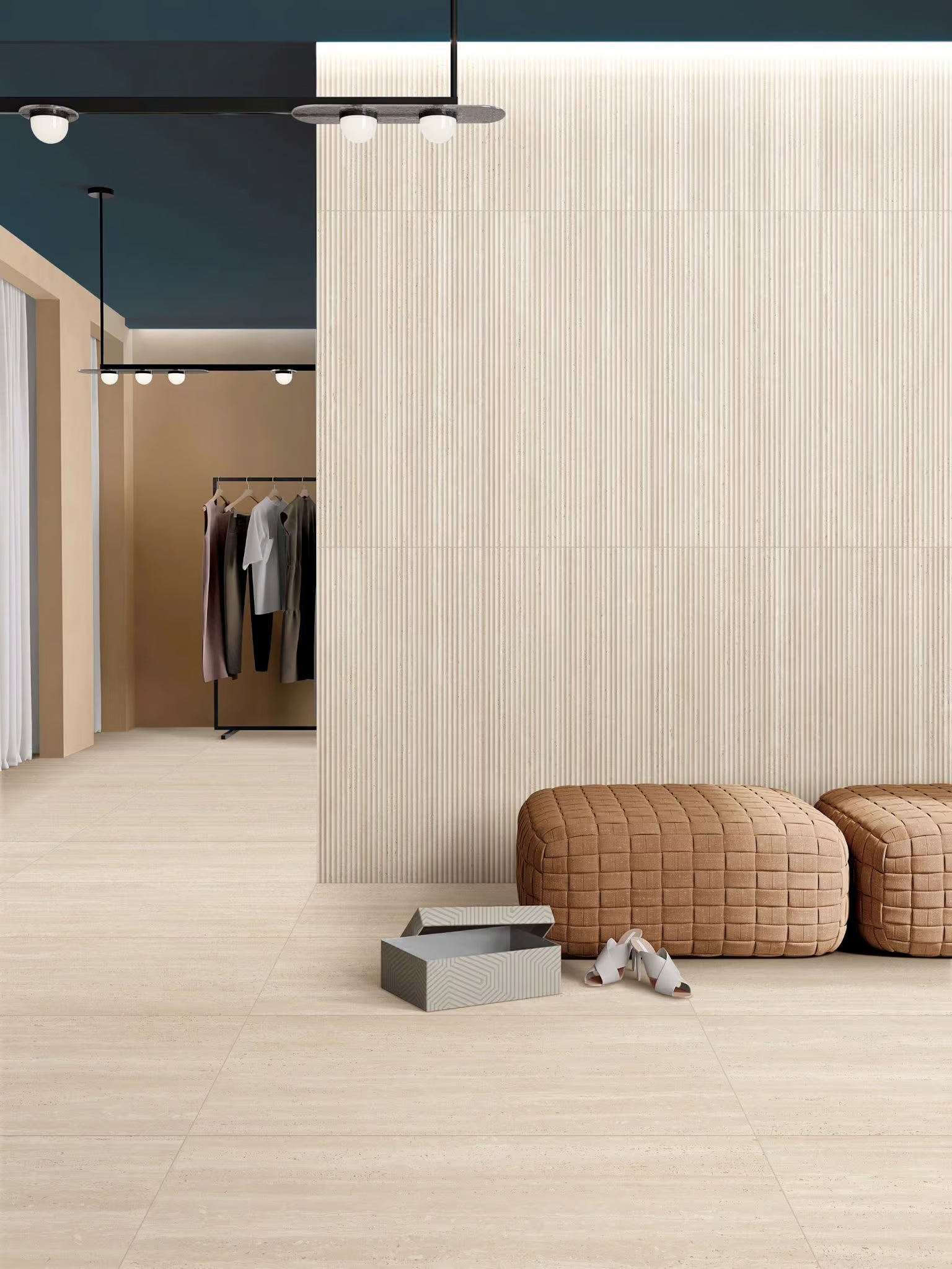 Miura Vein Cut Travertine Porcelain Tile