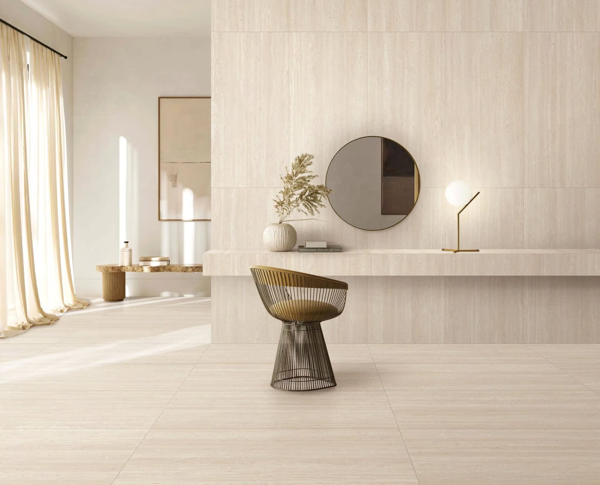 Miura Vein Cut Travertine Porcelain Tile