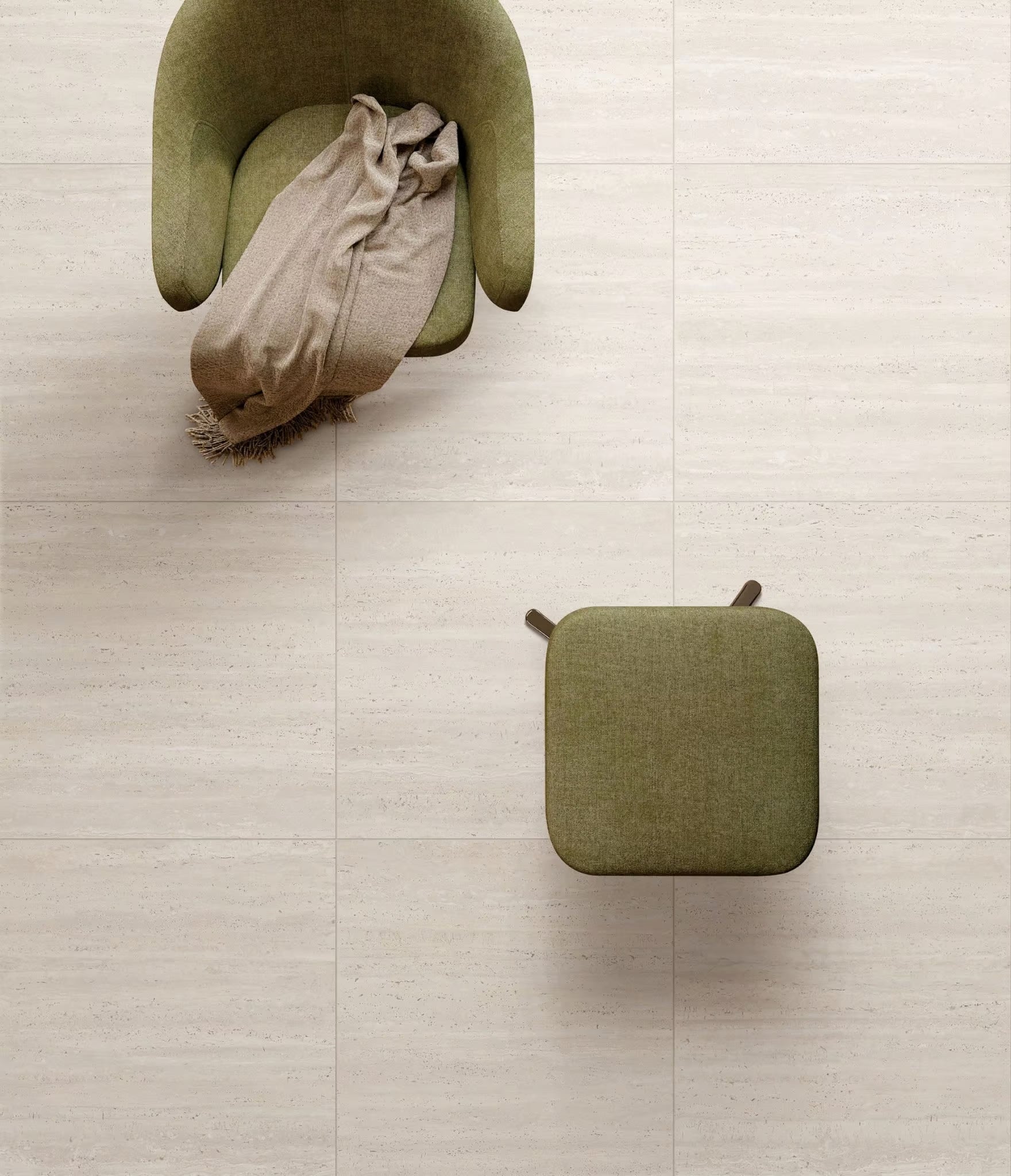 Miura Vein Cut Travertine Porcelain Tile